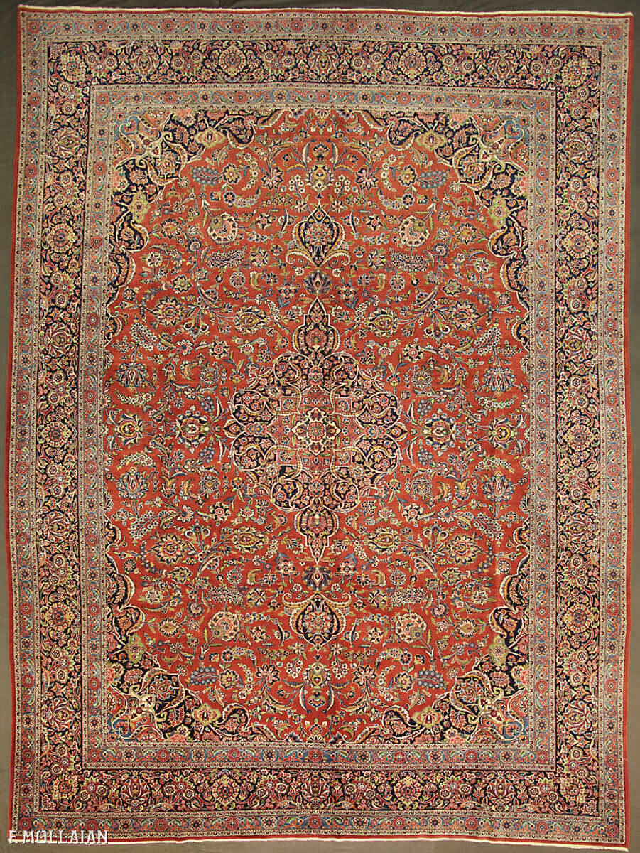 Teppich Persischer Semi-Antiker Kashan Dabir n°:62517068